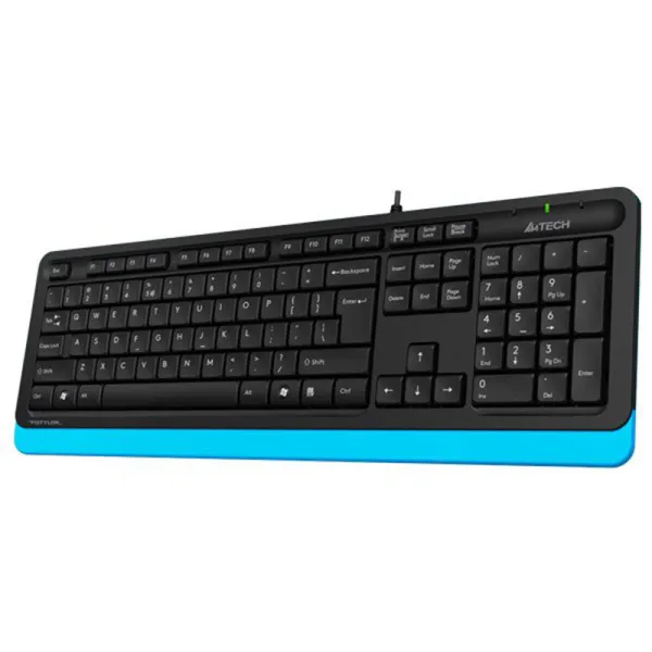 Клавіатура USB Fstyler FK10, чорно-блакитна A4tech (FK10 (Blue)) - Фото 8
