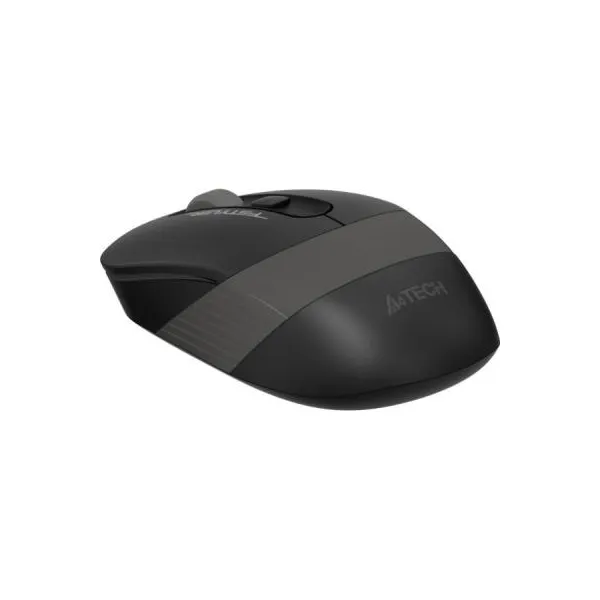 Миша бездротова, безшумна Fstyler, USB, FG10S, чорно-сіра A4tech (FG10S (Grey) - Фото 1