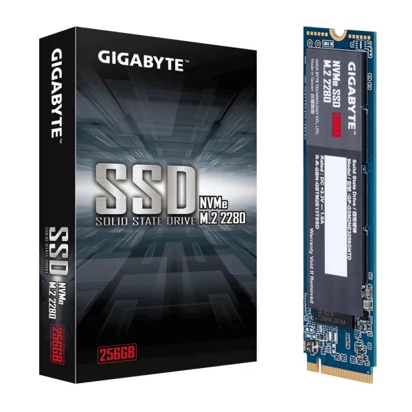 Накопичувач SSD 256GB, M.2, PCIe 3.0  Gigabyte (GP-GSM2NE3256GNTD)