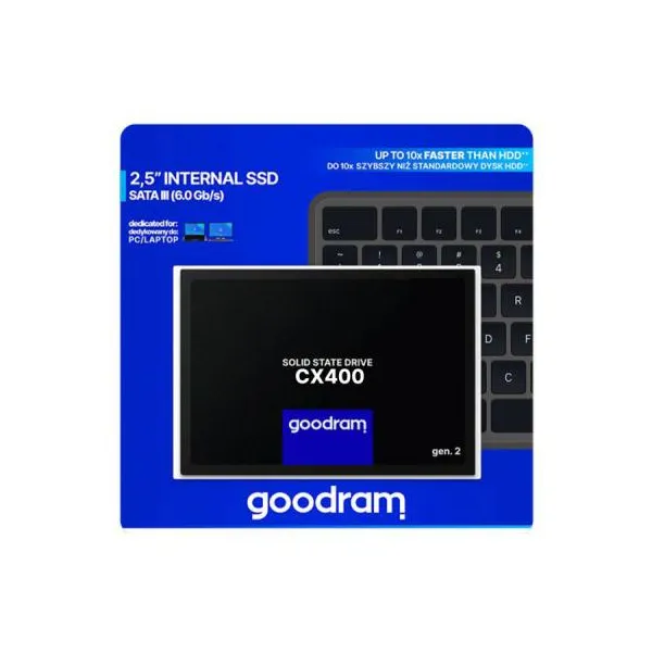 Накопичувач SSD 1TB, 2.5", SATA  GoodRAM (SSDPR-CX400-01T-G2) - Фото 1