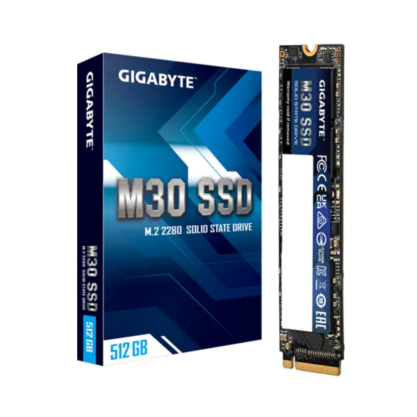 Накопитель SSD 512GB, M.2, PCIe3.0  Gigabyte (GP-GM30512G-G)