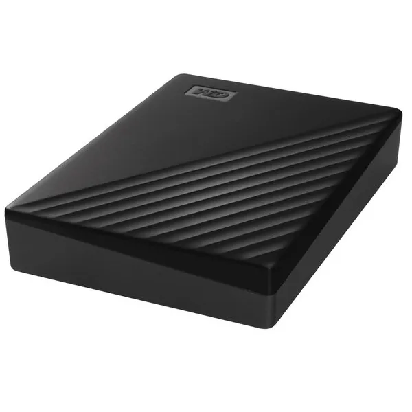 Диск жесткий внешний портативный 5TB USB 3.2 Gen 1 My Passport черный WD (WDBPKJ0050BBK-WESN) - Фото 1