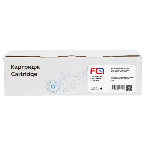 Драм-картридж сумісний Canon 051 Free Label (FL-051DR) - Фото 2