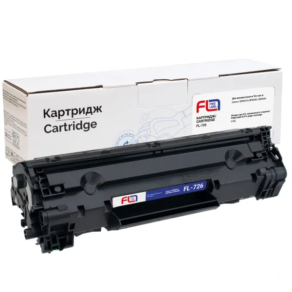 Картридж совместимый Canon 726 Free Label (FL-726) - Фото 2