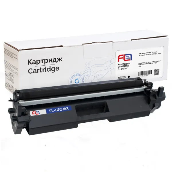 Тонер-картридж сумісний HP 30X (CF230X) Free Label (FL-CF230X) - Фото 2