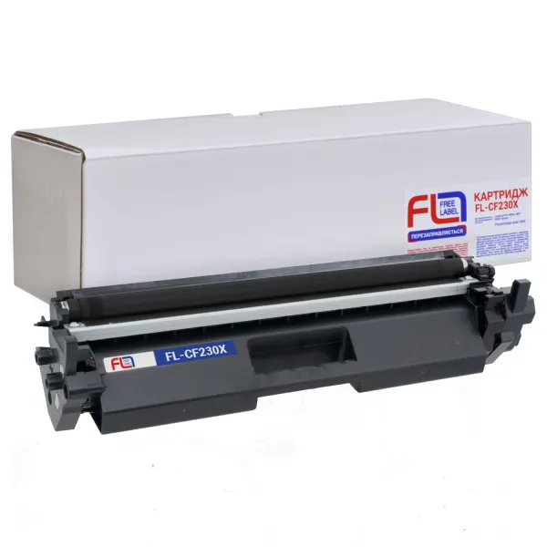 Тонер-картридж сумісний HP 30X (CF230X) Free Label (FL-CF230X) - Фото 2