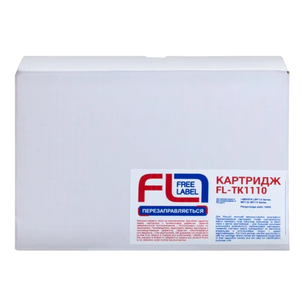 Тонер-картридж совместимый Kyocera Mita TK-1110 Free Label (FL-TK1110) - Фото 2