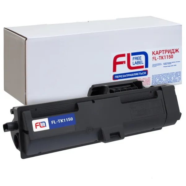 Тонер-картридж совместимый Kyocera Mita TK-1150 Free Label (FL-TK1150) - Фото 2