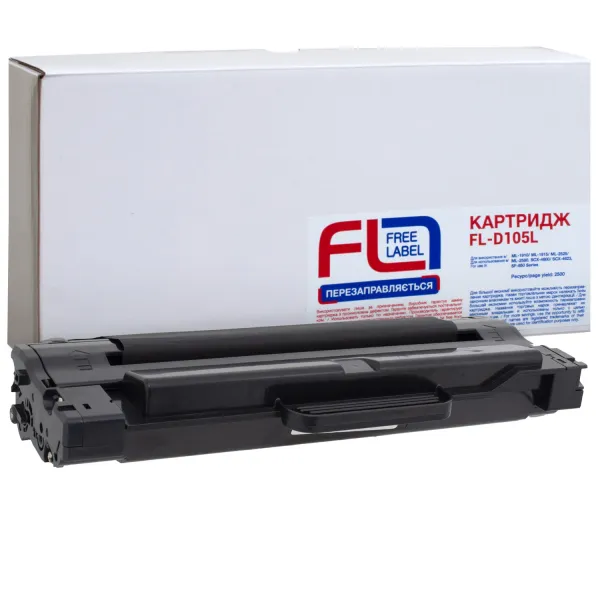 Картридж совместимый Samsung MLT-D105L (ML-1910) Free Label (FL-D105L) - Фото 2