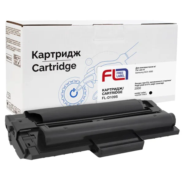 Картридж совместимый Samsung MLT-D109S (SCX-4300) Free Label (FL-D109S)