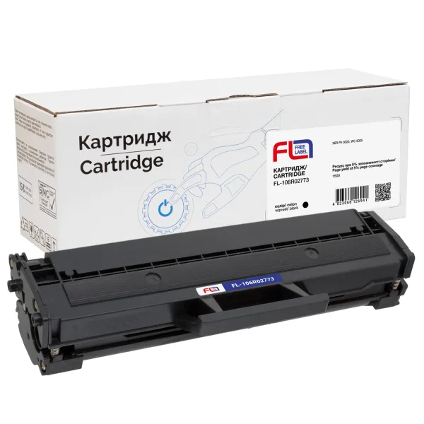 Картридж совместимый XER 106R02773 (Ph 3020) Free Label (FL-106R02773) - Фото 2