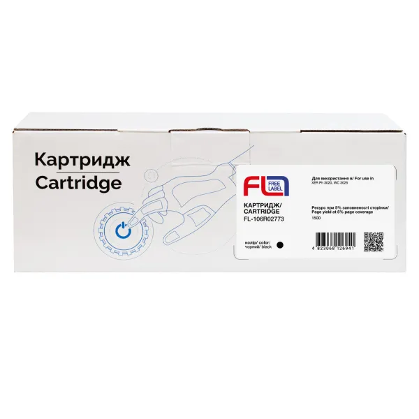 Картридж совместимый XER 106R02773 (Ph 3020) Free Label (FL-106R02773) - Фото 1