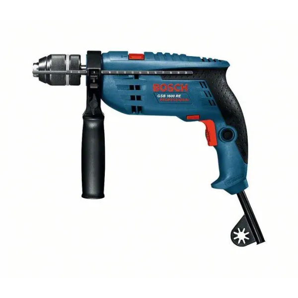Дрель ударная GSB 1600 RE + БЗП Bosch (0.601.218.121)