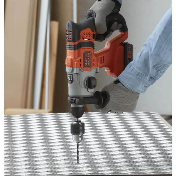 Перфоратор акумуляторний BCD900D1S, SDS-Plus, сумка BLACK+DECKER (BCD900D1S) - Фото 16