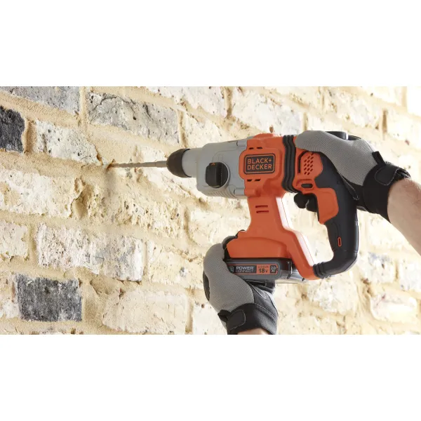 Перфоратор акумуляторний BCD900D1S, SDS-Plus, сумка BLACK+DECKER (BCD900D1S) - Фото 13