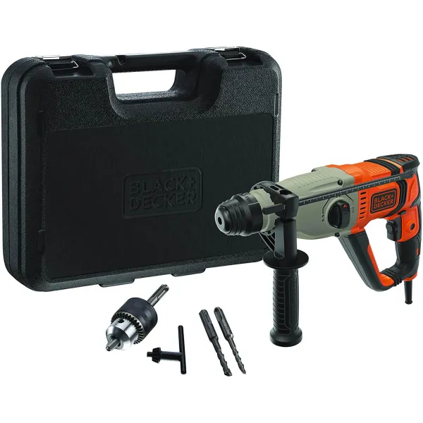 Перфоратор BEHS02K, SDS-Plus, кейс BLACK+DECKER (BEHS02K) - Фото 1