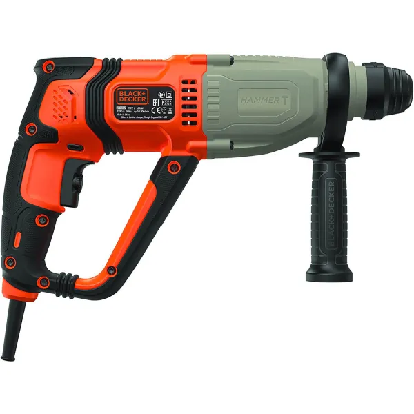 Перфоратор BEHS02K, SDS-Plus, кейс BLACK+DECKER (BEHS02K) - Фото 9