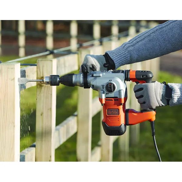 Перфоратор BEHS03K, SDS-Plus, валіза BLACK+DECKER (BEHS03K) - Фото 1