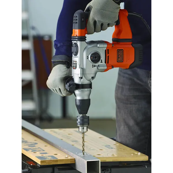 Перфоратор BEHS03K, SDS-Plus, валіза BLACK+DECKER (BEHS03K) - Фото 3