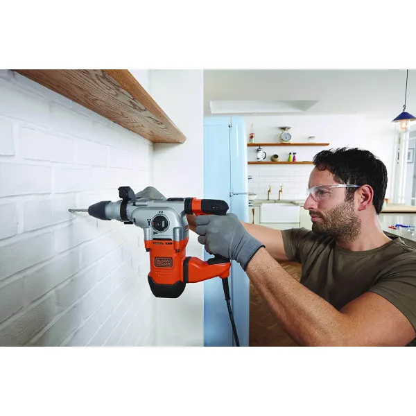 Перфоратор BEHS03K, SDS-Plus, валіза BLACK+DECKER (BEHS03K) - Фото 10