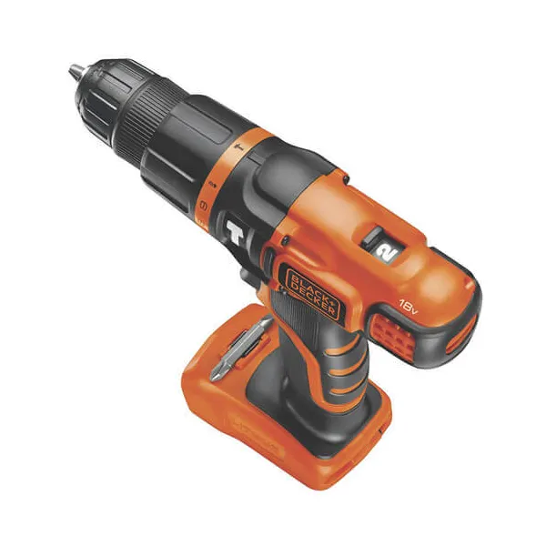 Шуруповерт-дрель BDCH188N, без аккумулятора и зарядного устройства BLACK+DECKER (BDCH188N) - Фото 3