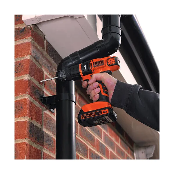 Шуруповерт-дрель BDCH188N, без аккумулятора и зарядного устройства BLACK+DECKER (BDCH188N) - Фото 4