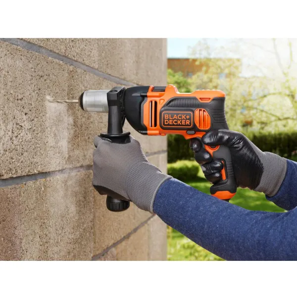 Дрель ударная BEH850 BLACK+DECKER (BEH850) - Фото 7