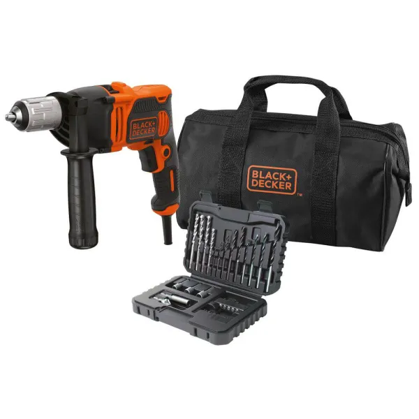Дрель ударная BEH850 BLACK+DECKER (BEH850) - Фото 9
