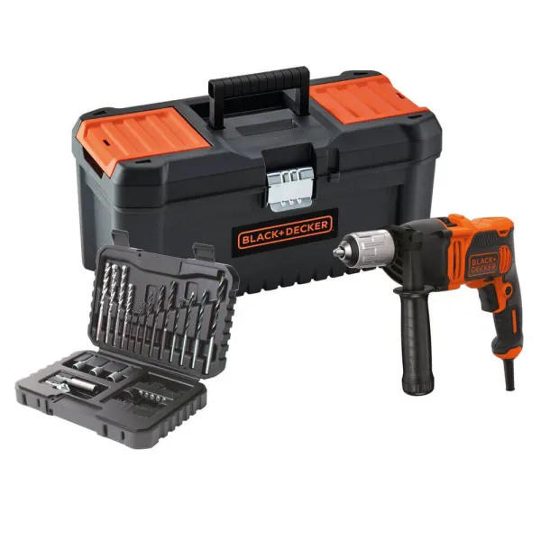 Дрель ударная BEH850 BLACK+DECKER (BEH850) - Фото 8