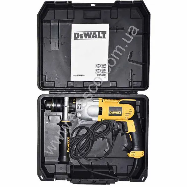 Дрель ударная D21570K, БЗП, кейс DeWALT (D21570K) - Фото 1