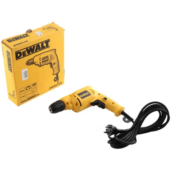 Дриль безударний DWD014S, ШЗВ DeWALT (DWD014S) - Фото 1