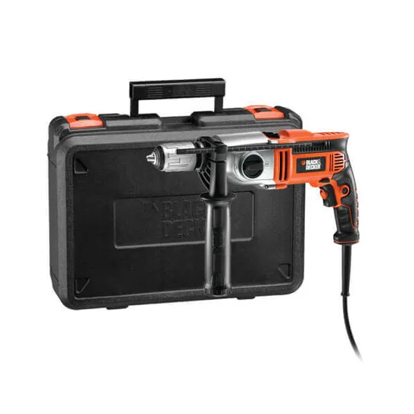 Дрель ударная KR7532K, БЗП, кейс BLACK+DECKER (KR7532K)