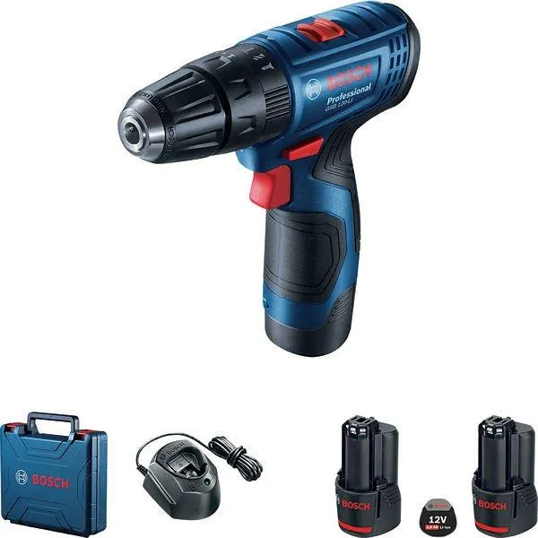 Шурупокрут-дриль GSB 120-Li, кейс, ЗП Bosch (0.601.9G8.100)