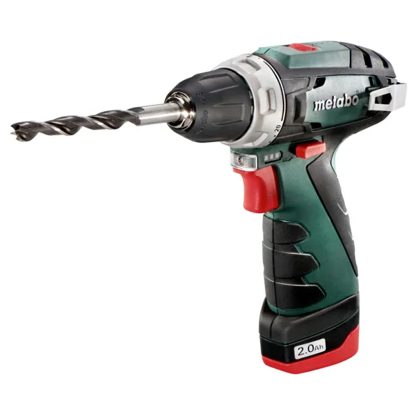 Шуруповерт-дрель аккумуляторный PowerMaxx BS Basic, кейс Metabo (600080500)