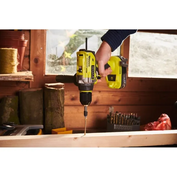 Шурупокрут-дриль ударний ONE+ R18PD7-220B 18В Ryobi (5133004295) - Фото 1