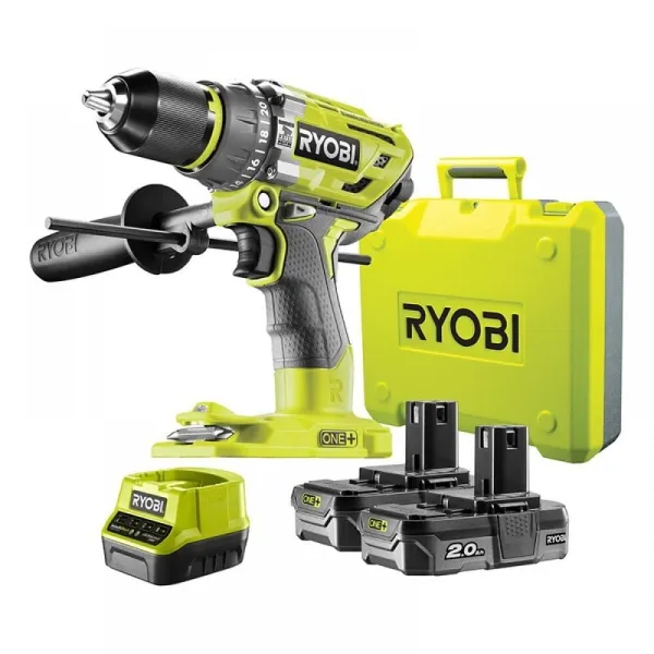 Шурупокрут-дриль ударний ONE+ R18PD7-220B 18В Ryobi (5133004295) - Фото 2