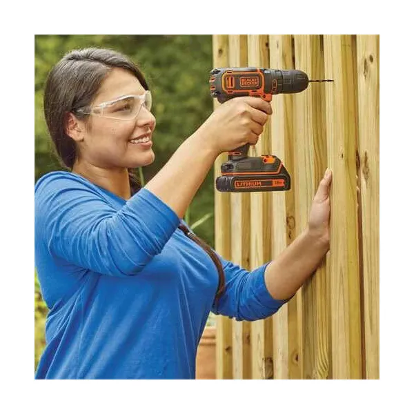 Шурупокрут-дриль акумуляторний BDCDC18B BLACK+DECKER (BDCDC18B) - Фото 1