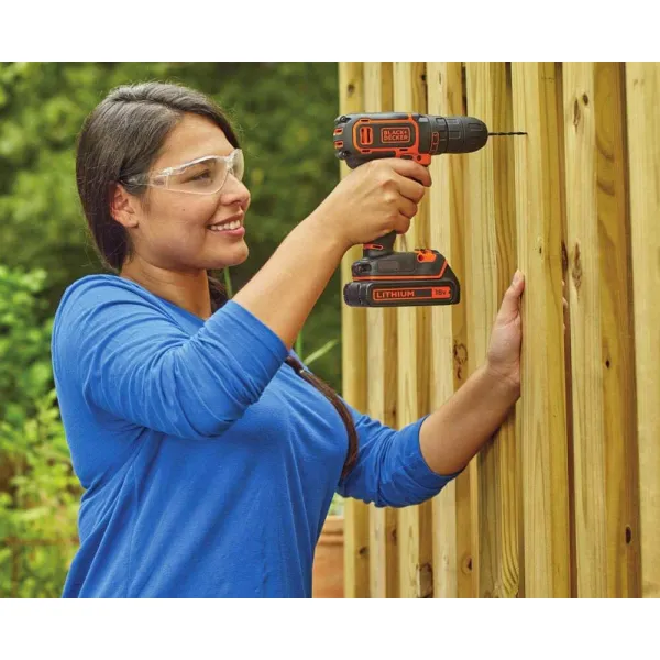 Шуруповерт-дрель аккумуляторный BDCDC18KB BLACK+DECKER (BDCDC18KB) - Фото 4