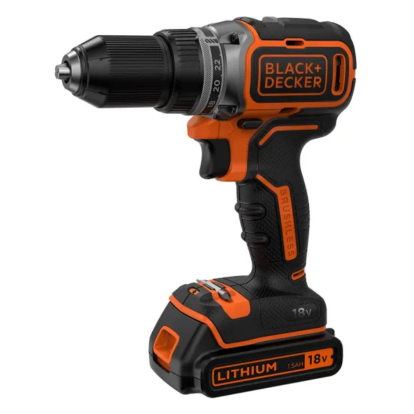 Шуруповерт-дрель аккумуляторный BL186KB BLACK+DECKER (BL186KB) - Фото 6