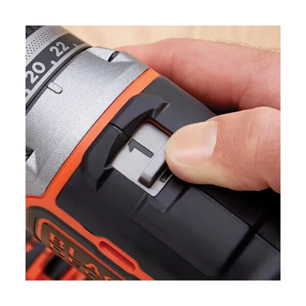 Шурупокрут-дриль акумуляторний BL186KB BLACK+DECKER (BL186KB) - Фото 9