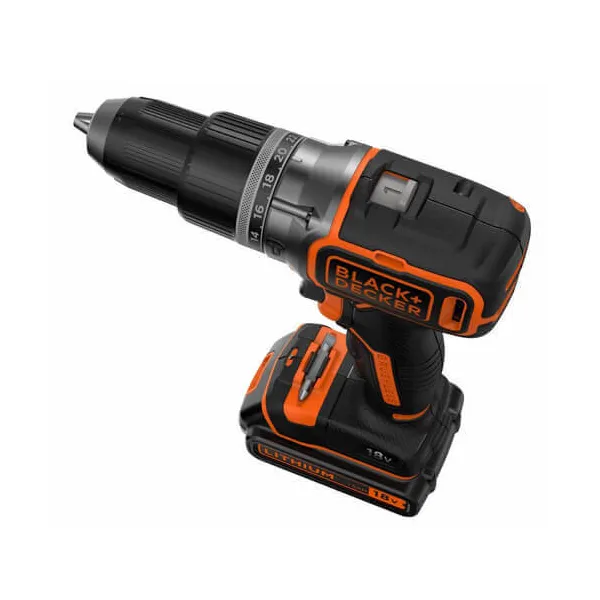 Шурупокрут-дриль акумуляторний ударний BL188KB BLACK+DECKER (BL188KB) - Фото 3