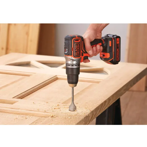 Шурупокрут-дриль акумуляторний ударний BL188N BLACK+DECKER (BL188N) - Фото 2