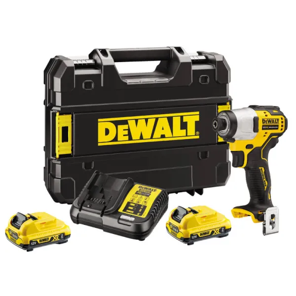 Шуруповерт ударный аккумуляторный DCF801D2 DeWALT (DCF801D2) - Фото 4