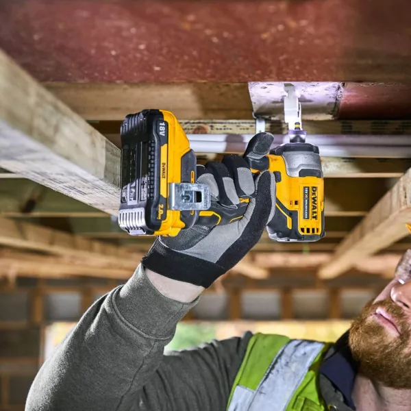 Шуруповерт ударный аккумуляторный DCF809D2T DeWALT (DCF809D2T) - Фото 2