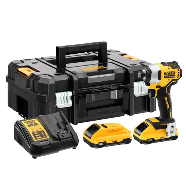 Шуруповерт ударный аккумуляторный DCF809D2T DeWALT (DCF809D2T) - Фото 4