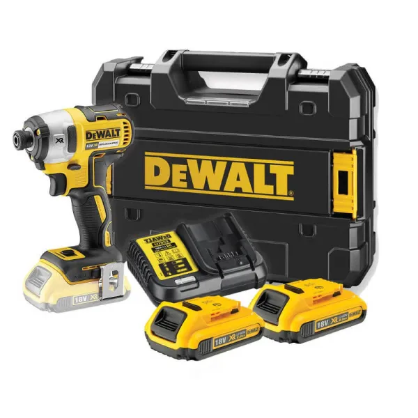 Шуруповерт ударный аккумуляторный DCF887D2 DeWALT (DCF887D2) - Фото 3