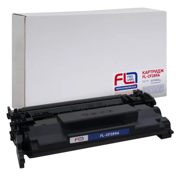 Картридж сумісний HP 89A (CF289A) без чипа Free Label (FL-CF289A) - Фото 1