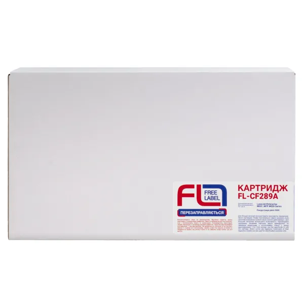 Картридж сумісний HP 89A (CF289A) без чипа Free Label (FL-CF289A) - Фото 2