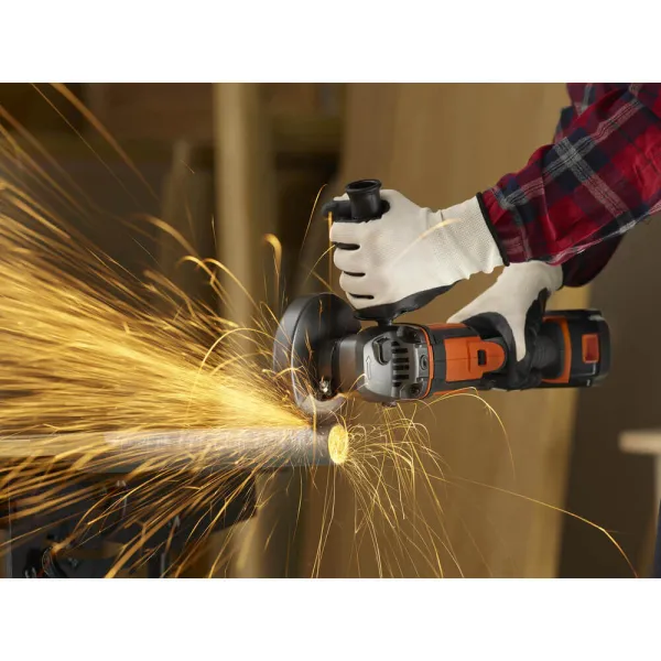 Шлифмашина угловая BCG720M1 BLACK+DECKER (BCG720M1) - Фото 4