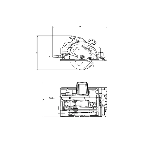 Пила дисковая KS 55 FS Metabo (600955000) - Фото 1